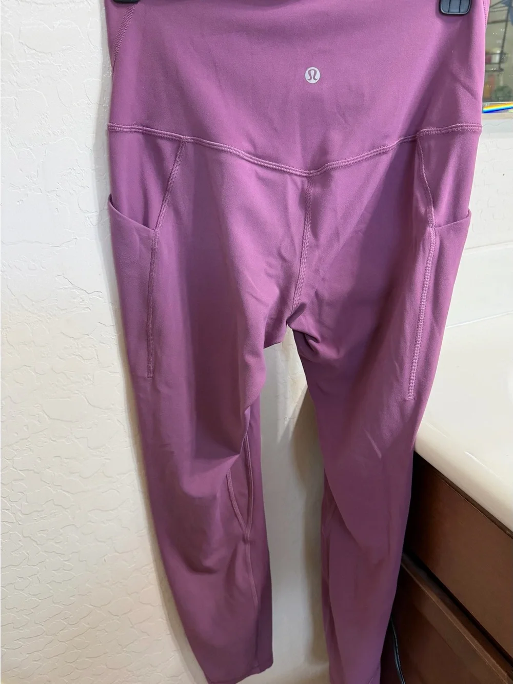 Lululemon Train Free Super High-Rise Stirrup Tight 32” Size 8 Purple
